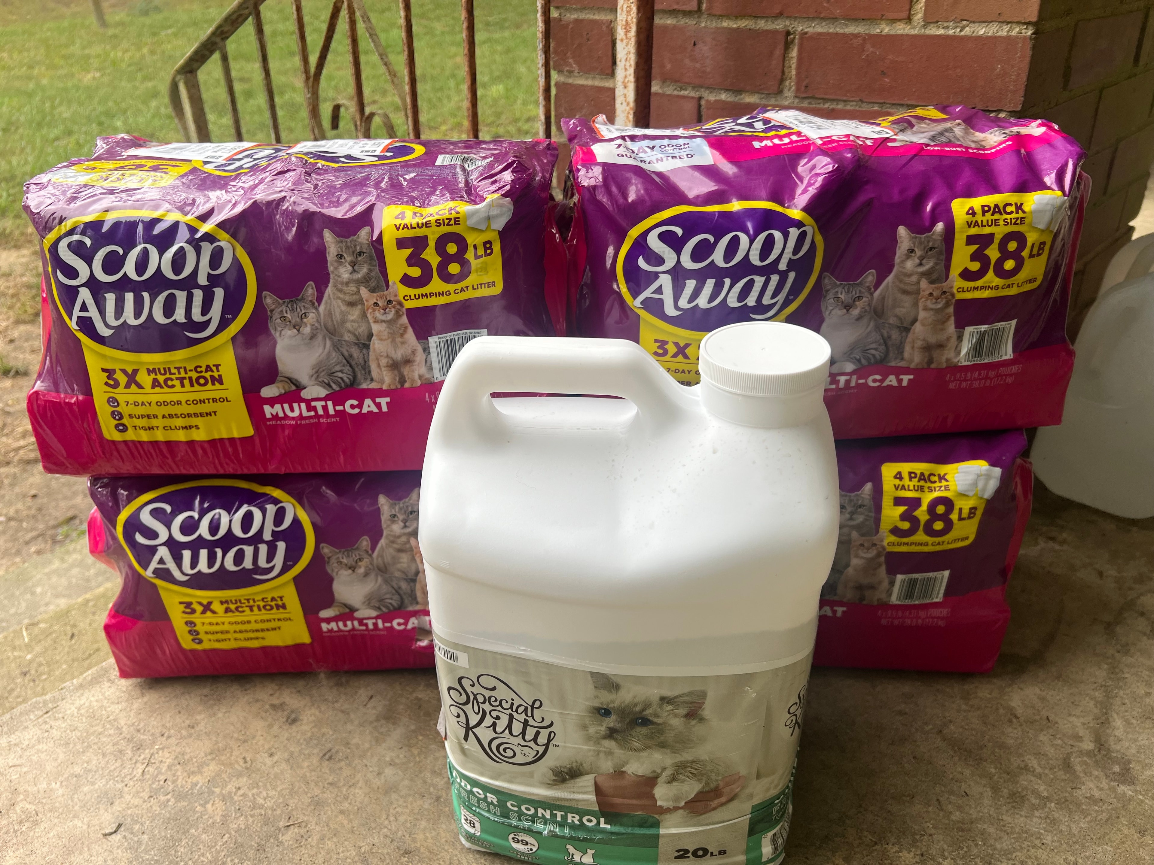 Scoop Away and Special Kitty cat litter donations